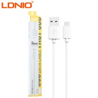 USB кабель LDNIO SY-03 micro USB 1m белый