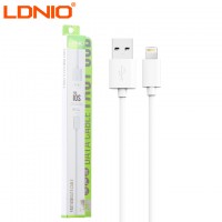 USB кабель LDNIO SY-03 lightning 1m белый