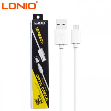 USB кабель LDNIO SY-05 micro USB 2m белый в Одессе