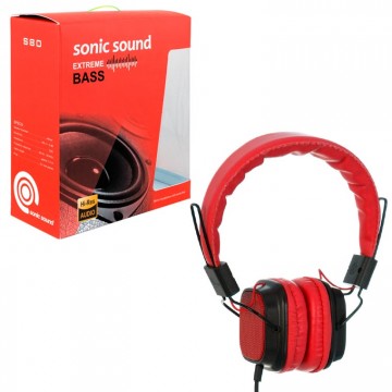 Наушники Sonic Sound E168 красные в Одессе