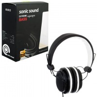 Наушники Sonic Sound E288 черно-белые