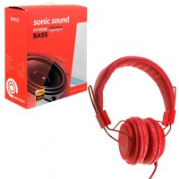 Наушники Sonic Sound E322B красные