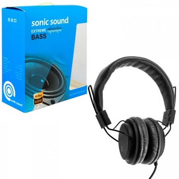 Наушники Sonic Sound E322B черные в Одессе