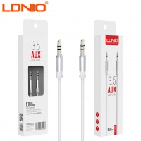 AUX кабель LDNIO LS-Y02 3.5mm 1м белый