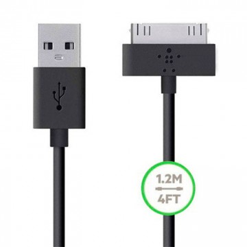 USB кабель Belkin Apple 30pin 1m без пакета черный в Одессе