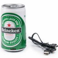 Портативная колонка банка Heineken