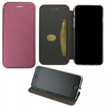 Чехол-книжка Elite Case Samsung A01 A015, M01 M015 бордовый в Одессе