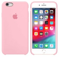 Чехол Silicone Case Original iPhone 6 Plus, 6S Plus № 6 (Rose pink) (N06)