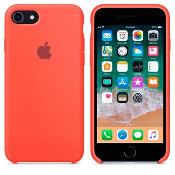 Чехол Silicone Case Original iPhone 7, 8, SE 2020 № 2 (Apricot Orange) (N02) в Одессе