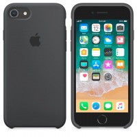 Чехол Silicone Case Original iPhone 5, 5S №15 (Charcoal black) (N15)