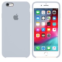 Чехол Silicone Case Original iPhone 6, 6S №26 (Blue gray) (N26)