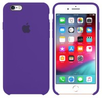 Чехол Silicone Case Original iPhone 6, 6S №30 (Dark purple) (N34)