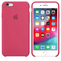 Чехол Silicone Case Original iPhone 6, 6S №36 (Rose Red) (N37)