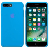 Чехол Silicone Case Original iPhone 7 Plus, 8 Plus № 3 (Deep Lake Blue) (N03)