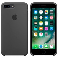 Чехол Silicone Case Original iPhone 7 Plus, 8 Plus №15 (Charcoal black) (N15)