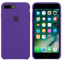 Чехол Silicone Case Original iPhone 7 Plus, 8 Plus №30 (Dark purple) (N34)