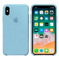 Чехол Silicone Case Original iPhone X, XS № 5 (Lilac) (N05)