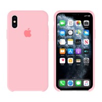 Чехол Silicone Case Original iPhone X, XS № 6 (Rose pink) (N06)