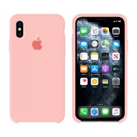 Чехол Silicone Case Original iPhone X, XS №12 (Pink) (N12)