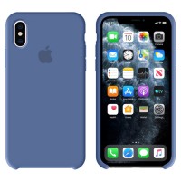 Чехол Silicone Case Original iPhone X, XS №58 (Ice Cyan) (N20)