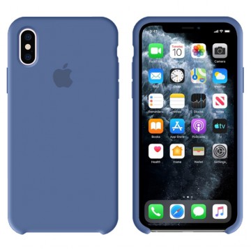 Чехол Silicone Case Original iPhone X, XS №58 (Ice Cyan) (N20) в Одессе