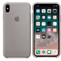 Чехол Silicone Case Original iPhone X, XS №23 (pebble) (N23)