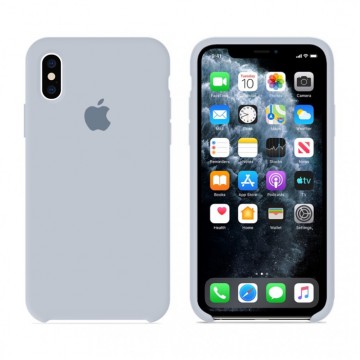 Чехол Silicone Case Original iPhone X, XS №26 (Blue gray) (N26) в Одессе