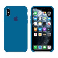 Чехол Silicone Case Original iPhone X, XS №20 (Cobalt blue) (N36)