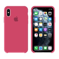 Чехол Silicone Case Original iPhone X, XS №36 (Rose Red) (N37)