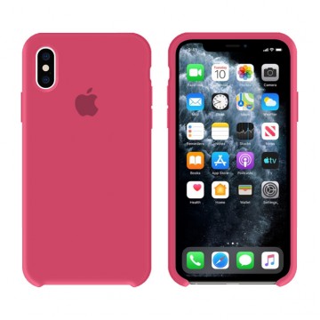 Чехол Silicone Case Original iPhone X, XS №36 (Rose Red) (N37) в Одессе