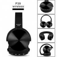 Bluetooth наушники с микрофоном P39 черные