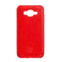 Чехол силиконовый Shine Samsung J7 2015 J700, J7 Neo J701 красный