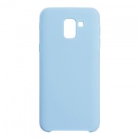 Чехол Silicone Case Original Samsung J6 2018 J600 голубой (05)