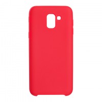 Чехол Silicone Case Original Samsung J6 2018 J600 красный (14)