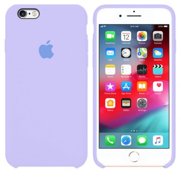 Чехол Silicone Case Original iPhone 6, 6S №41 (Light Purple) (N39) в Одессе