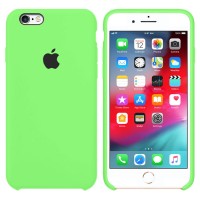 Чехол Silicone Case Original iPhone 6, 6S №66 (Brilliant green) (N40)