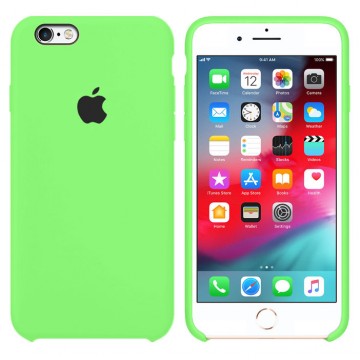 Чехол Silicone Case Original iPhone 6, 6S №66 (Brilliant green) (N40) в Одессе