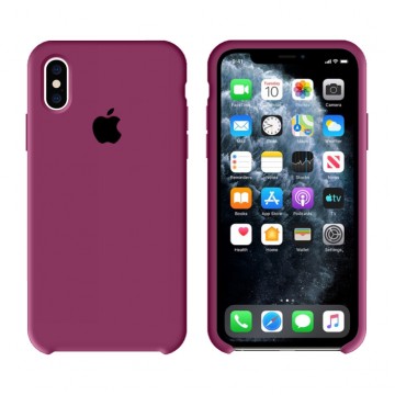 Чехол Silicone Case Original iPhone X, XS №52 (Violet) (N42) в Одессе