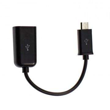 Переходник-адаптер USB-Micro USB OTG CA157 black 0.1m в Одессе