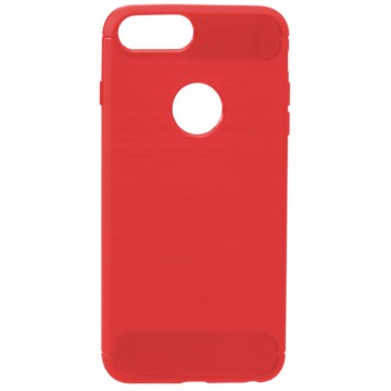 Чехол силиконовый Polished Carbon Apple iPhone 6 Plus, 6S Plus красный в Одессе
