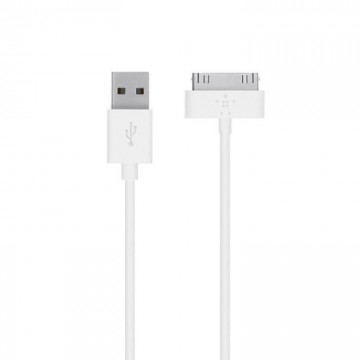 USB кабель Belkin Apple 30pin 1m без пакета белый в Одессе