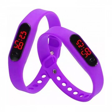 Часы наручные LED Watch 004 Mini фиолетовые в Одессе
