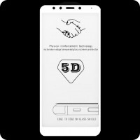 Защитное стекло 5D Xiaomi Redmi 5 white тех.пакет