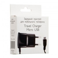 Сетевое зарядное устройство Travel Charger 0.6A micro-USB black