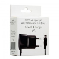 Сетевое зарядное устройство Travel Charger 0.6A mini-USB black