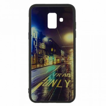 Чехол накладка Glass Case New Samsung A6 2018 A600 дорога в Одессе