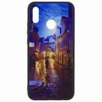 Чехол накладка Glass Case New Huawei P20 Lite, Nova 3e переулок