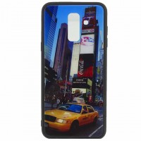 Чехол накладка Glass Case New Samsung A6 Plus 2018 A605 такси