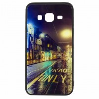 Чехол накладка Glass Case New Samsung J3 2015 J300 дорога