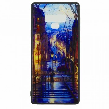 Чехол накладка Glass Case New Samsung Note 9 N960 лестница в Одессе